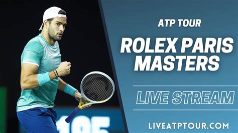 tennis rolex paris masters|watch paris masters live tennis.